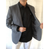 Tailored Black Business Shirt with X logo