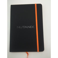Nutanix Bound Journal Black / Orange