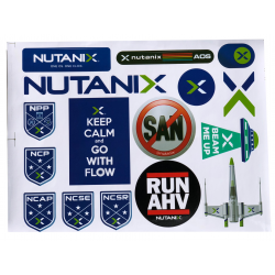 Nutanix Tech Decal Stickers...