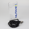 Nutanix acrylic phone case with X strap